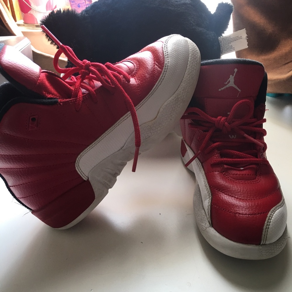Jordan 12’s (Red and White)